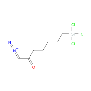 2-Heptanone, 1-diazo-7-(trichlorosilyl)-