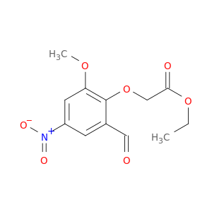 Acetic acid, (2-formyl-6-methoxy-4-nitrophenoxy)-, ethyl ester