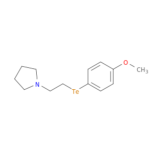 Pyrrolidine, 1-[2-[(4-methoxyphenyl)telluro]ethyl]-