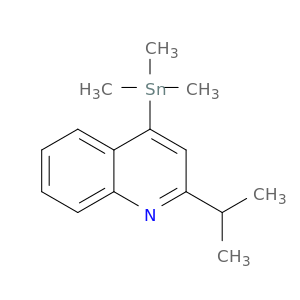 Quinoline, 2-(1-methylethyl)-4-(trimethylstannyl)-