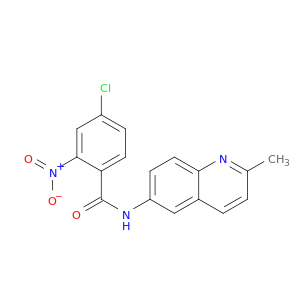 Benzamide, 4-chloro-N-(2-methyl-6-quinolinyl)-2-nitro-