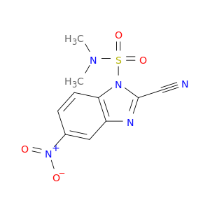 1H-Benzimidazole-1-sulfonamide, 2-cyano-N,N-dimethyl-5-nitro-