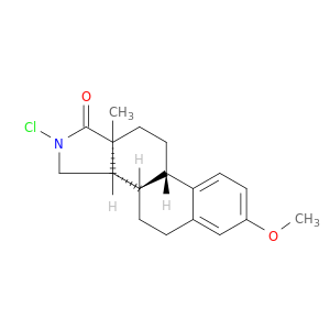 1H-Naphth[2,1-e]isoindol-1-one,2-chloro-2,3,3a,3b,4,5,9b,10,11,11a-decahydro-7-methoxy-11a-methyl-,(3aS,3bR,9bS,11aS)-