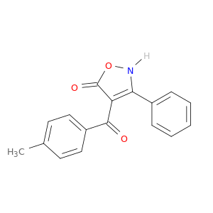 5(2H)-Isoxazolone, 4-(4-methylbenzoyl)-3-phenyl-