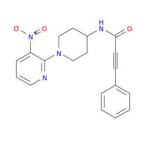2-Propynamide, N-[1-(3-nitro-2-pyridinyl)-4-piperidinyl]-3-phenyl-