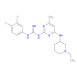Guanidine,N-(3,4-dichlorophenyl)-N'-[4-[(1-ethyl-3-piperidinyl)amino]-6-methyl-2-pyrimidinyl]-