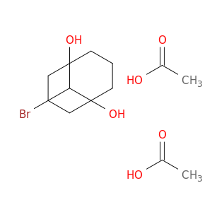 Bicyclo[3.3.1]nonane-1,5-diol, 9-bromo-, diacetate