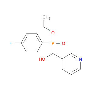 (4-FLUOROPHENYL)(HYDROXY-PYRIDIN-3-YLMETHYL)PHOSPHINIC ACID ETHYL ESTER