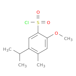 5-Isopropyl-2-methoxy-4-methylbenzene-1-sulfonyl chloride