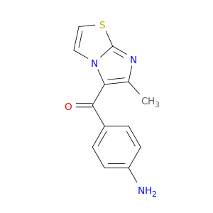 4-{6-甲基咪唑并[2,1-B][1,3]噻唑-5-羰基}苯胺