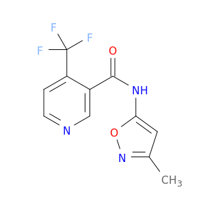 N-(3-甲基-5-异恶唑基)-4-(三氟甲基)-3-吡啶甲酰胺