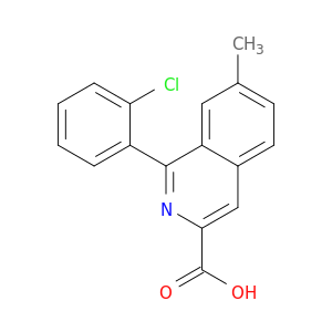 3-Isoquinolinecarboxylic acid, 1-(2-chlorophenyl)-7-methyl-