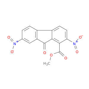 9H-Fluorenecarboxylic acid, 2,7-dinitro-9-oxo-, methyl ester