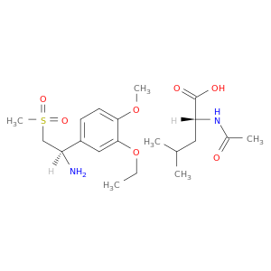 D-亮氨酸,N-乙酰基,Compd。用(αr)-3-乙氧基-4-甲氧基-α-[(甲基磺酰基)甲基]苯并蛋白胺(1：1)