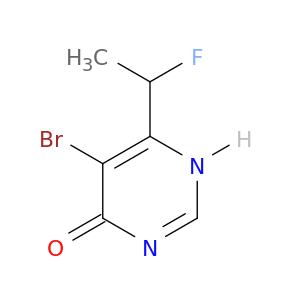 4(1H)-Pyrimidinone, 5-bromo-6-(1-fluoroethyl)-