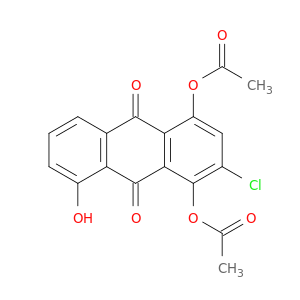 9,10-Anthracenedione, 1,4-bis(acetyloxy)-2-chloro-8-hydroxy-