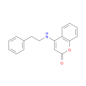 2H-1-Benzopyran-2-one, 4-[(2-phenylethyl)amino]-