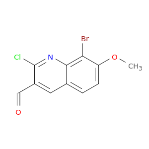 8-Bromo-2-chloro-7-methoxyquinoline-3-carboxaldehyde