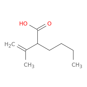 Hexanoic acid, 2-(1-methylethenyl)-