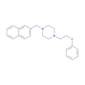 Piperazine, 1-(2-naphthalenylmethyl)-4-(2-phenoxyethyl)-
