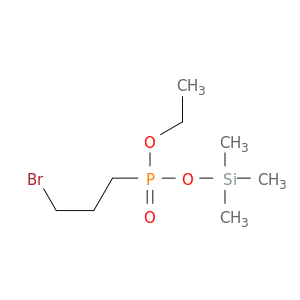 Phosphonic acid, P-(3-bromopropyl)-, ethyl trimethylsilyl ester