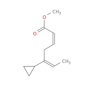 2,5-Heptadienoic acid, 5-cyclopropyl-, methyl ester, (Z,E)-