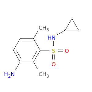 3-Amino-N-cyclopropyl-2,6-dimethylbenzene-1-sulfonamide