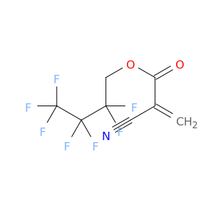 2-Propenoic acid, 2-cyano-, 2,2,3,3,4,4,4-heptafluorobutyl ester