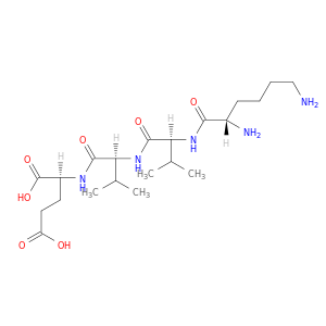 L-Glutamic acid, L-lysyl-L-valyl-L-valyl-