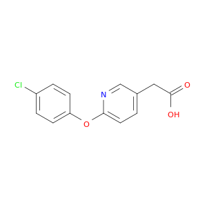 3-Pyridineacetic acid, 6-(4-chlorophenoxy)-