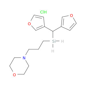 Morpholine, 4-[3-(di-3-furanylmethylsilyl)propyl]-, hydrochloride