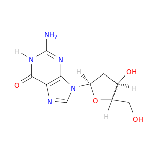 6H-Purin-6-one,2-amino-9-(2-deoxy-b-D-threo-pentofuranosyl)-1,9-dihydro-