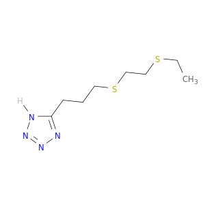 1H-Tetrazole, 5-[3-[[2-(ethylthio)ethyl]thio]propyl]-