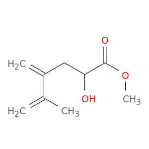 5-Hexenoic acid, 2-hydroxy-5-methyl-4-methylene-, methyl ester