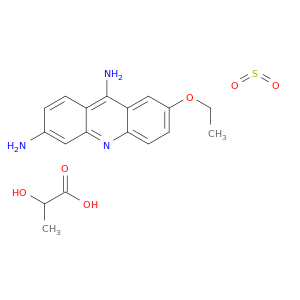 7-ethoxyacridine-3,9-diamine; 2-hydroxypropanoic acid; sulfur dioxide