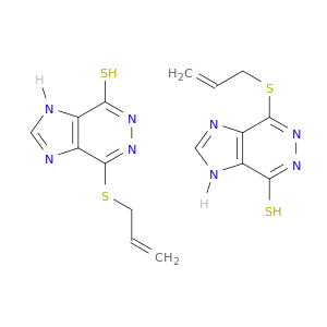 4-(ALLYLTHIO)-1H-IMIDAZO[4,5-D]PYRIDAZIN-7-YL HYDROSULFIDE; 4-(ALLYLTHIO)-1H-IMIDAZO[4,5-D]PYRIDAZINE-7-THIOL