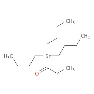 Stannane, tributyl(1-oxopropyl)-