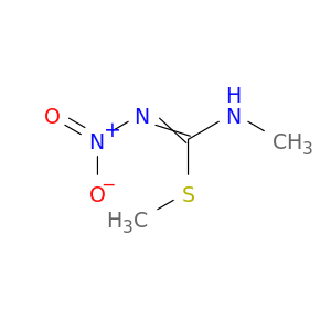 Carbamimidothioic acid, N-methyl-N'-nitro-, methyl ester