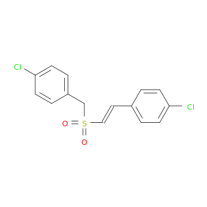 Benzene, 1-chloro-4-[[[(1E)-2-(4-chlorophenyl)ethenyl]sulfonyl]methyl]-