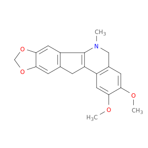 12H-[1,3]Dioxolo[5,6]indeno[1,2-c]isoquinolinium,2,3-dimethoxy-6-methyl-, chloride (1:1)