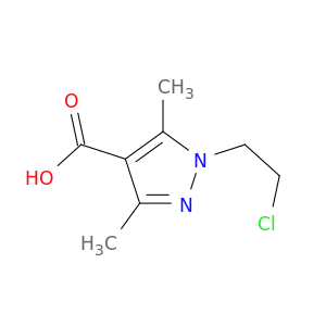 1-(2-Chloroethyl)-3,5-dimethyl-1H-pyrazole-4-carboxylic Acid