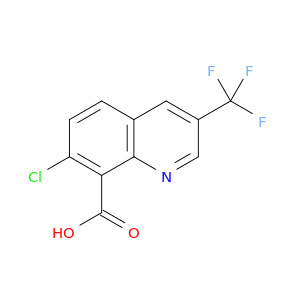 8-Quinolinecarboxylic acid, 7-chloro-3-(trifluoromethyl)-