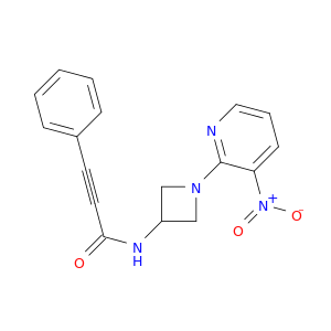 2-Propynamide, N-[1-(3-nitro-2-pyridinyl)-3-azetidinyl]-3-phenyl-