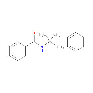 Benzamide, N-(1,1-dimethylethyl)-, compd. with benzene (1:1)