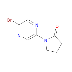 1-(5-溴吡嗪-2-基)吡咯烷-2-酮