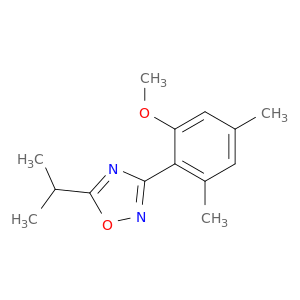 1,2,4-Oxadiazole, 3-(2-methoxy-4,6-dimethylphenyl)-5-(1-methylethyl)-