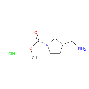 methyl 3-(aminomethyl)pyrrolidine-1-carboxylate hydrochloride