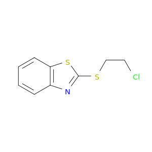 Benzothiazole, 2-[(2-chloroethyl)thio]-
