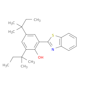 Phenol, 2-(2-benzothiazolyl)-4,6-bis(1,1-dimethylpropyl)-