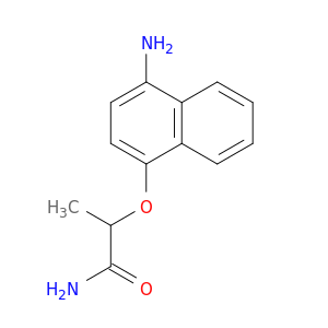 2-[(4-aminonaphthalen-1-yl)oxy]propanamide